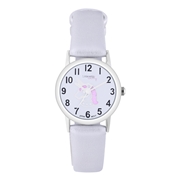 Little Miss Lovely Unicorn horloge met zilver gekleurde PU band (1067655)