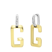 Guess Gold-/Silber-Edelstahl-Ohrringe G-SHADES (1067916)