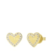 Guess goldplated oorknoppen HEART TO HEART (1067927)