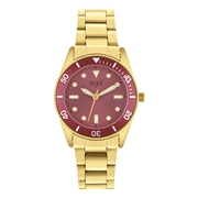 Regal Damen-Armbanduhr mit goldfarbenem Armband. (1068086)
