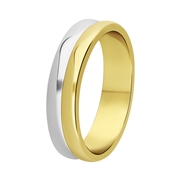 Zilveren ring 2-tone (1068105)