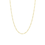 Halskette, Figaro, aus 375 Gold mit Diamantschliff (1047276)