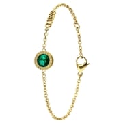 Guess goldplated armband COLOR MY DAY emerald (1068625)