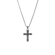Halskette aus Edelstahl mit Kreuz (1069431)