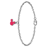 Zilveren armband Mickey Mouse roze (1069561)