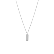 Halskette aus 925er Silber mit Anhänger, Steg (1069615)