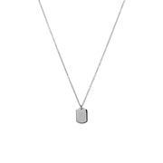 Halskette aus 925er Silber mit Anhänger, Erkennungsmarke (1069616)