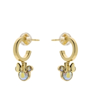 Ohrringe aus 925er Silber, vergoldet, Minnie Mouse, mit Zirkonia (1069584)