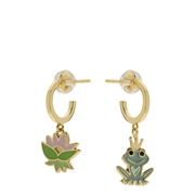 Ohrringe aus 925er Silber, vergoldet, Disney-Frosch (1069590)
