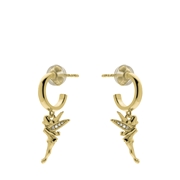 Ohrringe aus 925er Silber, vergoldet, Tinkerbell, mit Zirkonia (1069591)