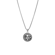 Halskette aus Edelstahl mit Anhänger, Medusa (1069454)