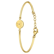 Stalen goldplated armband forever love (1070125)