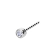Studex medizinische Ohrringe aus Edelstahl, Kristall, 2 mm (1067382)