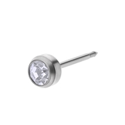 Studex medizinische Ohrringe aus Titan, Kristall, 3 mm (1067421)