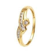 Ring, 585 Gelbgold, mit Zirkonia (1001618)