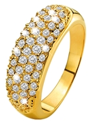 Ring, vergoldet, mit Zirkonia (1012832)
