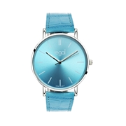 Regal Slimline Uhr blaues Lederarmband R16280-32 (1020855)