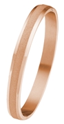 Gerecycled stalen armband bangle roseplated (1022242)