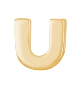 Zilveren hanger goldplated alfabet (1024539)