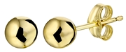 Ohrringe, 585 Gelbgold, Kugel, 4 mm (1027023)