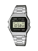 Casio Retro Digitaal Horloge Zilverkleurig A158WEA-1EF (1027840)