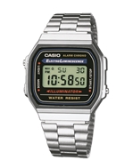 Casio Retro Digitaal Horloge Zilverkleurig A168WA-1YES (1027844)