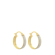 Ohrringe aus 375 Gold, 17 mm (1034275)