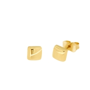 Viereckige Ohrringe aus 585 Gelbgold (1036331)