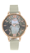 Regal Armbanduhr mit einem beigen Lederband (1037830)