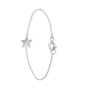 Armband, 925 Silber, rhodiniert, Stern der Galaxis (1041581)