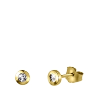 Ohrringe, 585 Gelbgold, mit Diamant 0,01 kt (1042049)