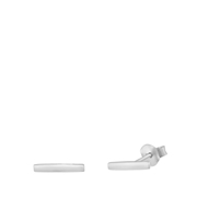 Zilveren oorbellen rhodiumplated bar (1042074)