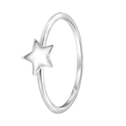 Ring, 925 Silber, rhodiniert, Stern der Galaxis (1042151)