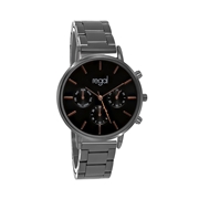 Regal Armbanduhr mit schwarz beschichtetem Band (1044395)