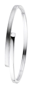 Zilveren armband bangle mat/glans (1044490)