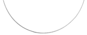Gerecycled zilveren ketting met venetiaanse schakel 45 cm (1044494)