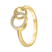 Vergoldeter Ring mit Zirkonia (1044688)