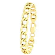 375 Gold Armband mit Gourmet-Gliedern (1047141)