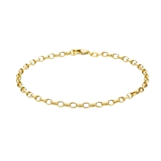 Armband, 375 Gold, Jasseron, oval (1047146)
