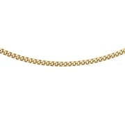 Halskette aus 375 Gold mit Gourmet-Gliedern und Diamantschliff (1047265)