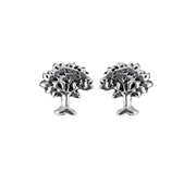 Zilveren oorbellen boom Bali (1047425)