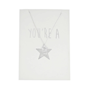 Byoux ketting met kaart 'you're a star' (1048461)