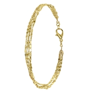 Byoux goudkleurige enkelband v-vorm (1048900)