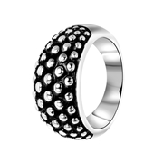 Ring aus Edelstahl, breit, schwarz (1049401)