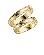 9 Karaat gele trouwring Nigella Dames H07 (1049498)
