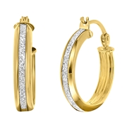 Ohrringe aus 375 Gold, 15 mm (1051744)