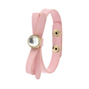 Roze byoux armbandje strik met steentje (1051755)