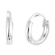 Zilveren oorbellen 10mm (1052050)