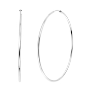 Zilveren oorbellen 70mm (1052056)