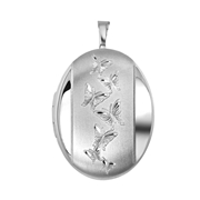 Zilveren hanger medaillon ovaal (1052154)